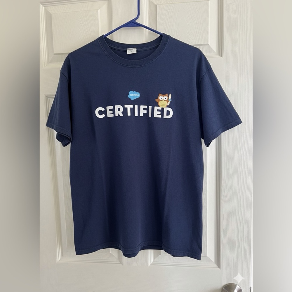 Salesforce Certified Navy T-Shirt